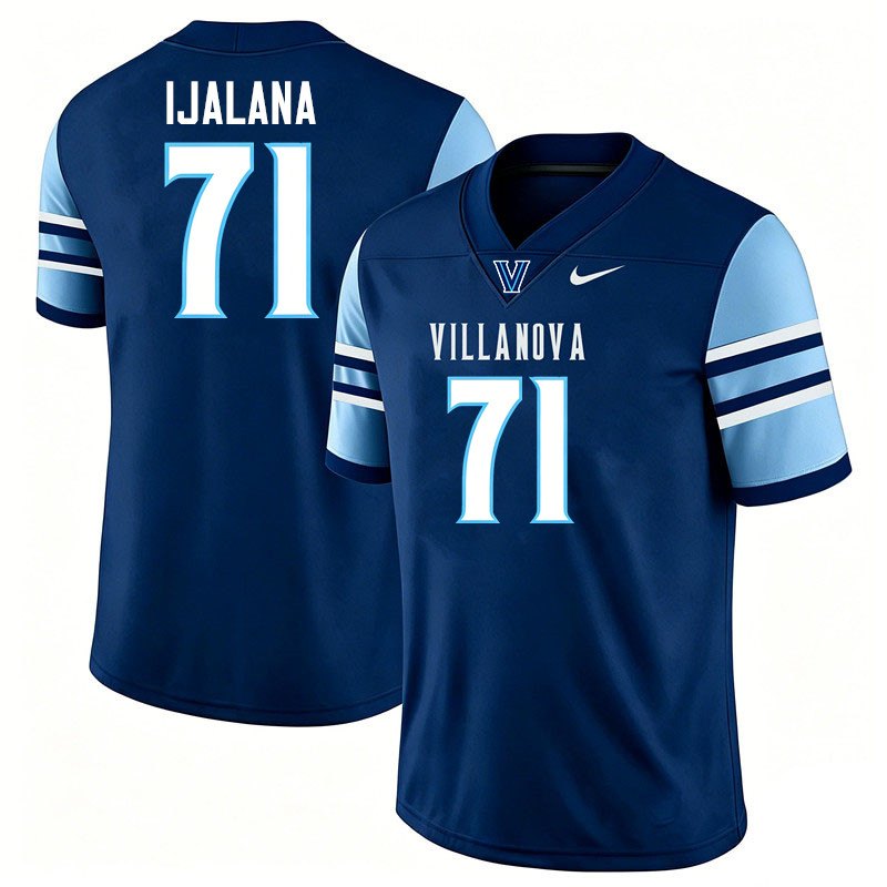 Villanova Wildcats #71 Ben Ijalana College Football Jerseys,Uniforms-Navy Villanova Wildcats #71 Ben Ijalana College Football Jerseys,Uniforms-Navy